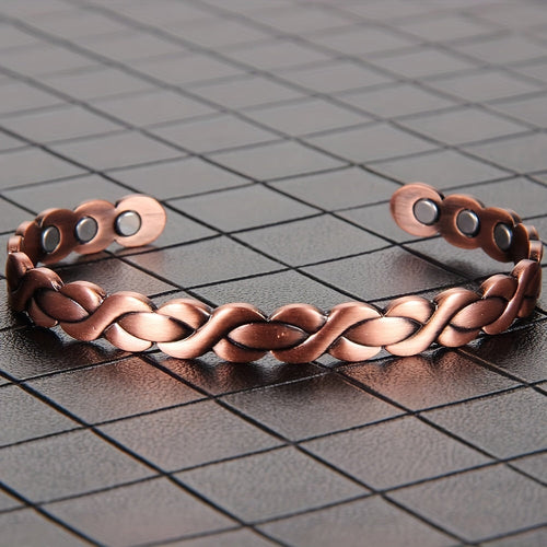 Braided Harmony Copper Bracelet