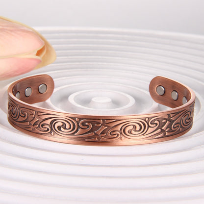 Mystic Scroll Copper Bracelet