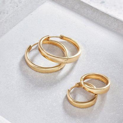 Gia Hoops | Gold