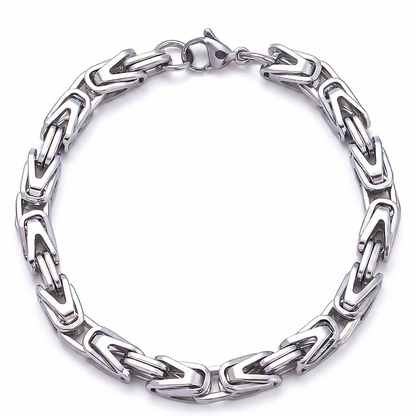 Lucian Crown Link Bracelet | Gold