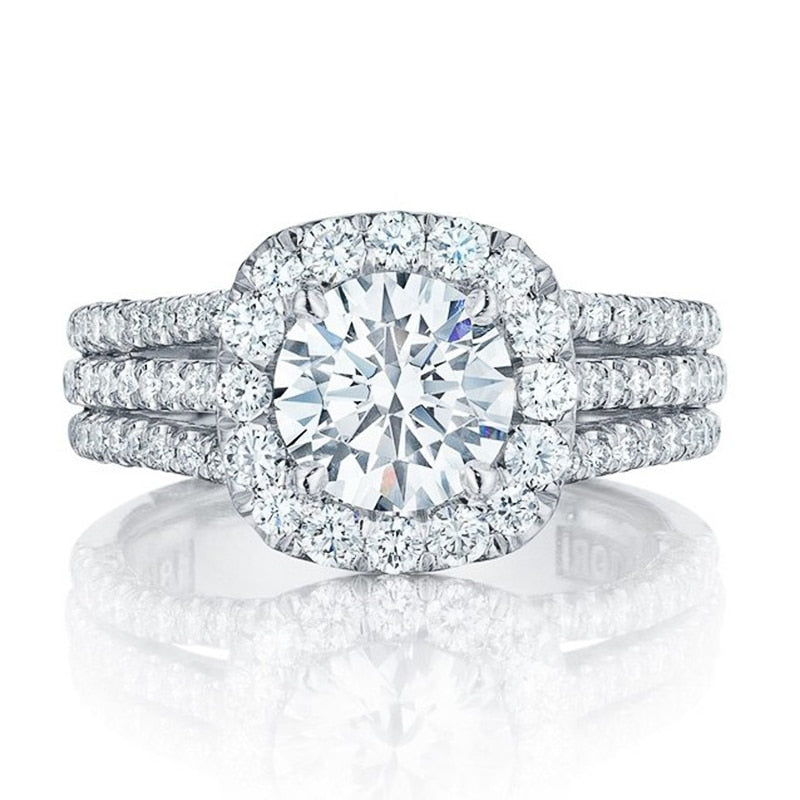 Clarinda Vellori Ring | White Gold
