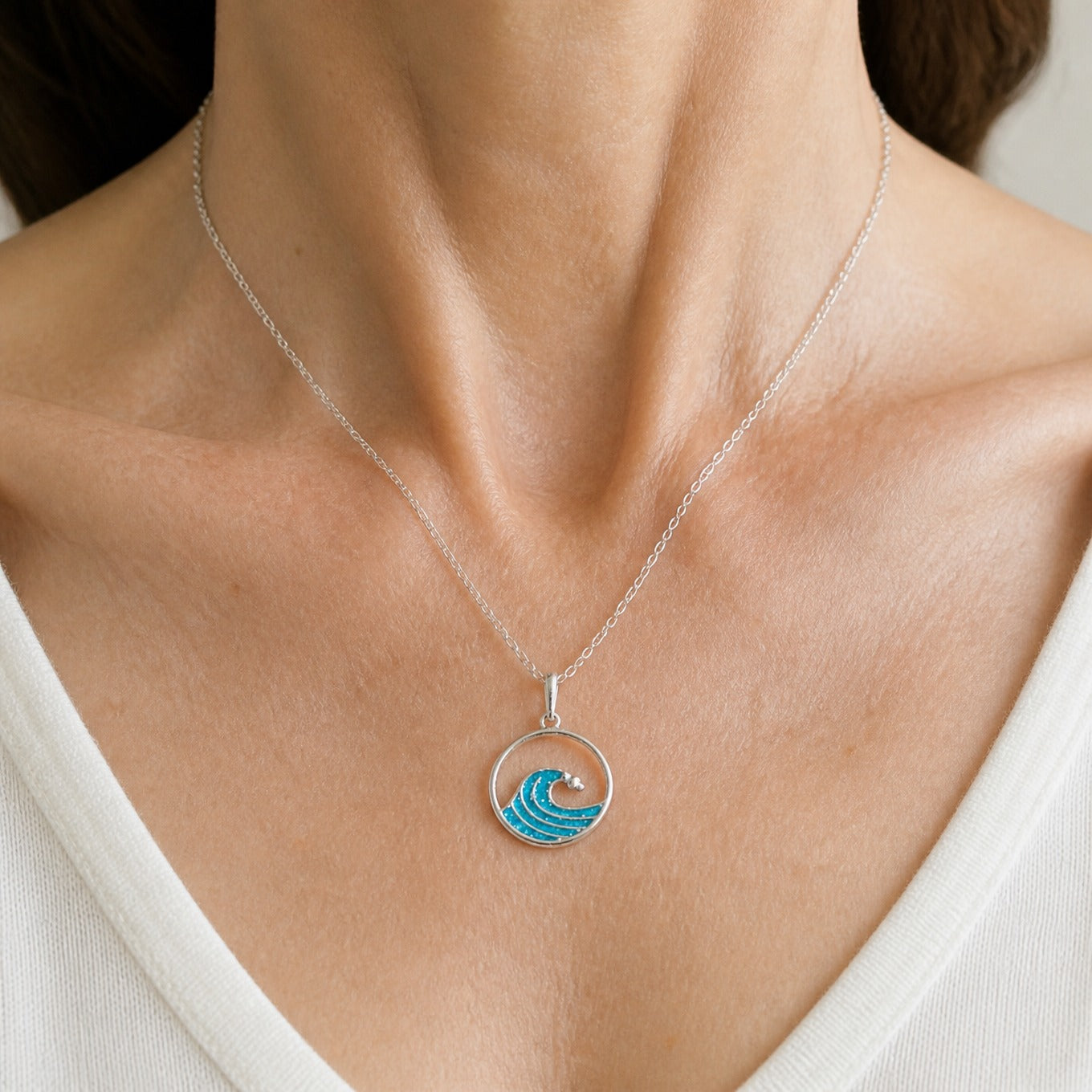 Muriel Necklace in Silver