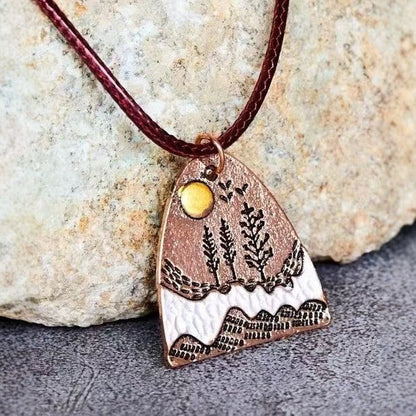 Etta Horizon Copper Necklace