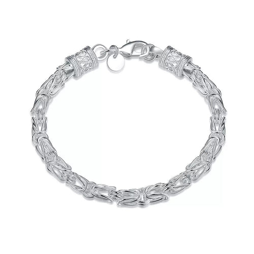 Maximus Royal Weave Bracelet | White Gold