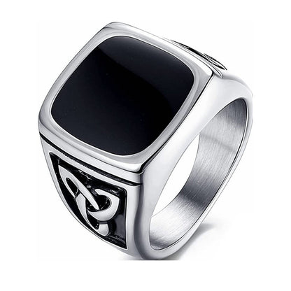 Black Onyx Signet Ring | Gold