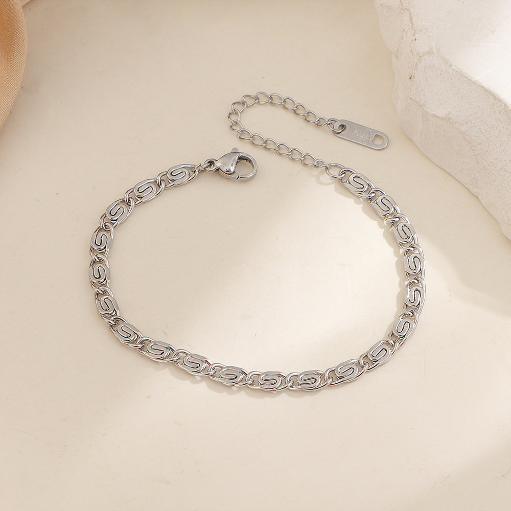 Nusa Woven Chain Bracelet | Gold