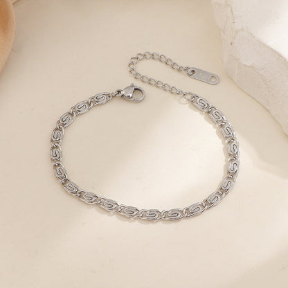 Nusa Woven Chain Bracelet | Gold