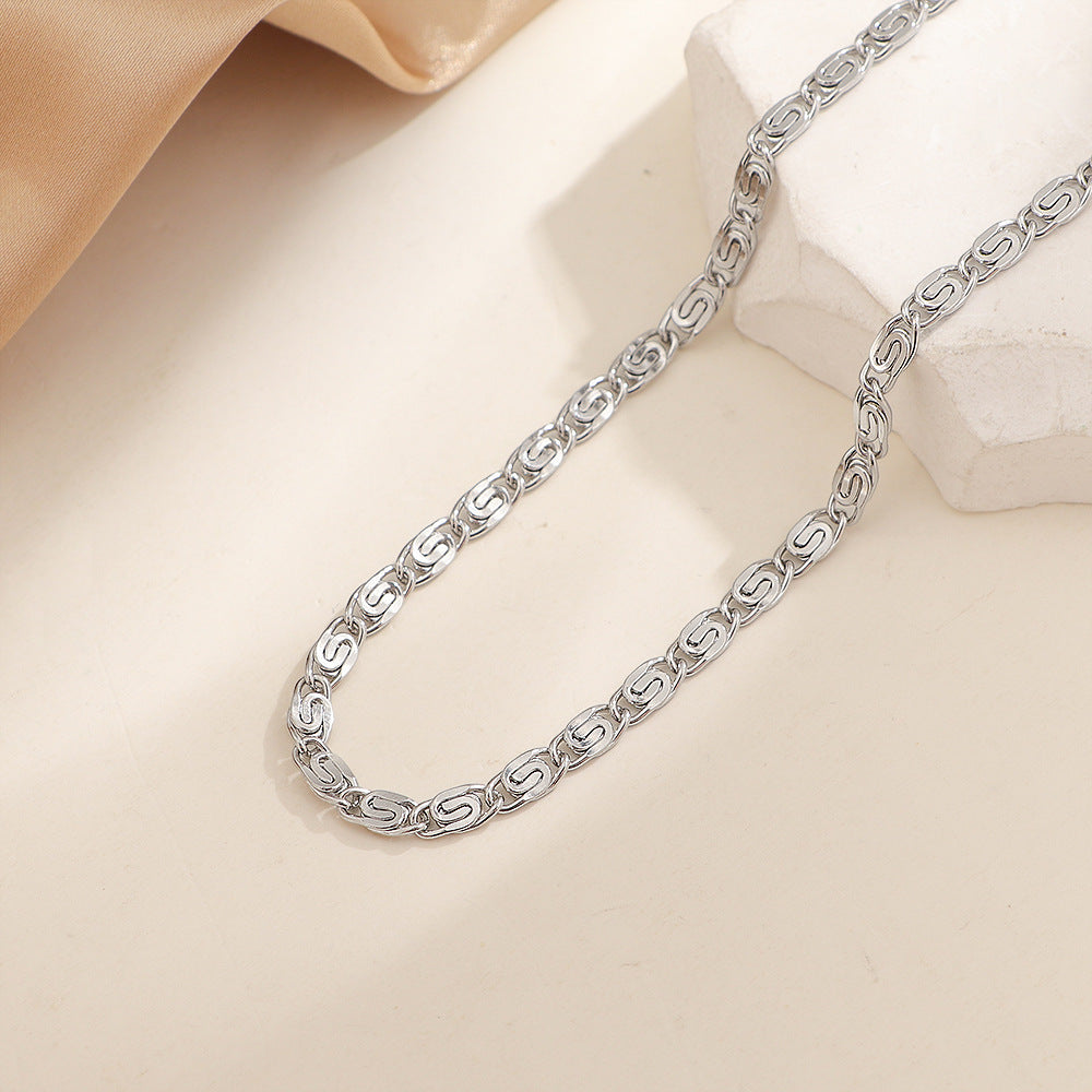 Nusa Woven Chain Necklace | Gold