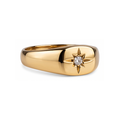 Soren Starcrest Ring | White Gold