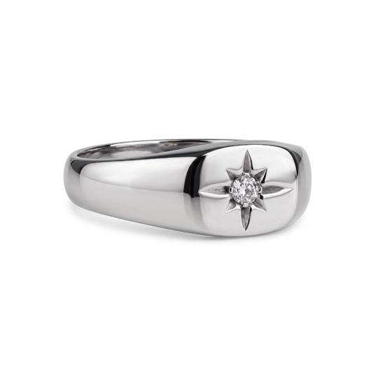 Soren Starcrest Ring | White Gold