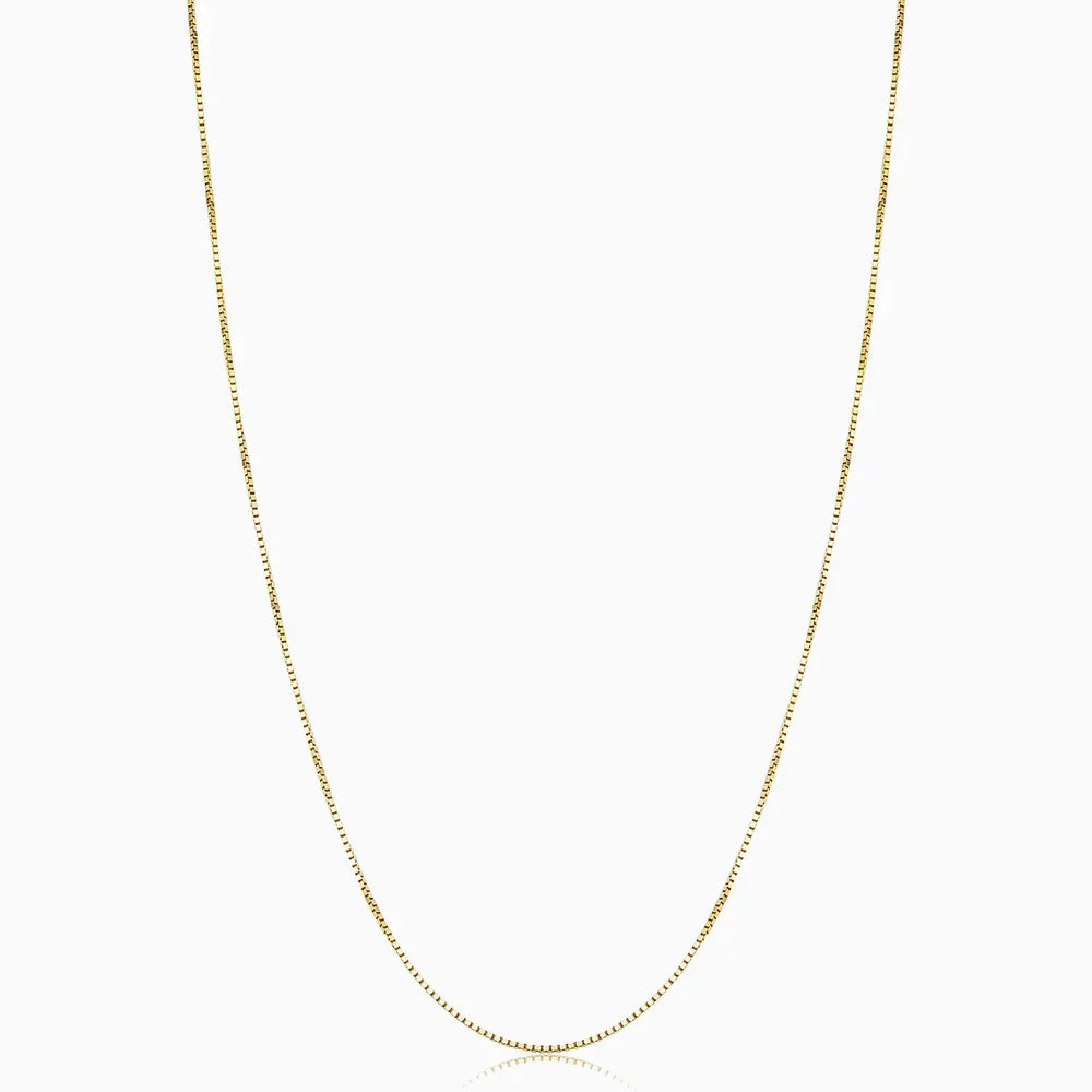 Bodega Box Necklace - White Gold
