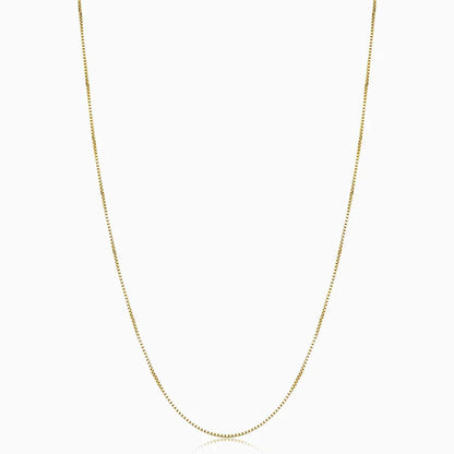 Bodega Box Necklace - White Gold