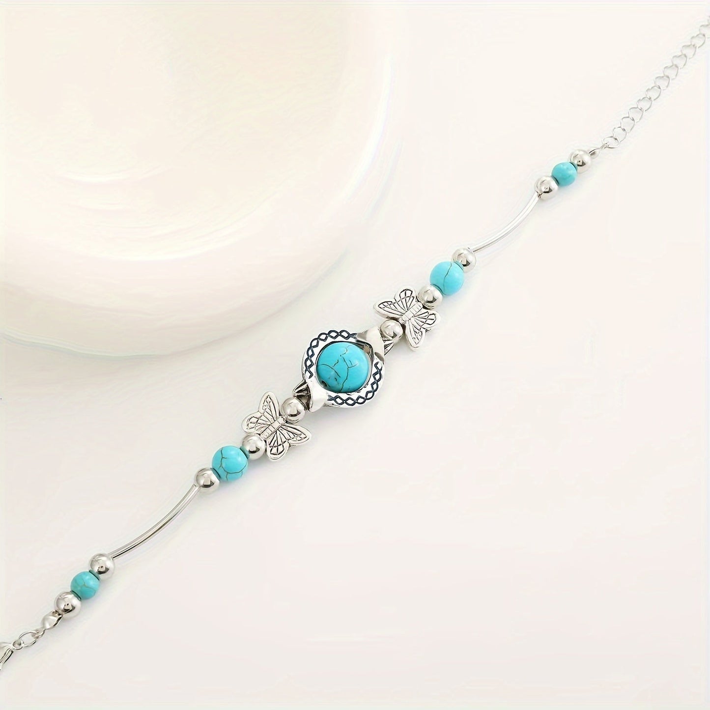 Oasis Butterfly Drift Bracelet | White Gold