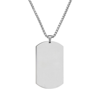 Essential Tag Necklace | Gold
