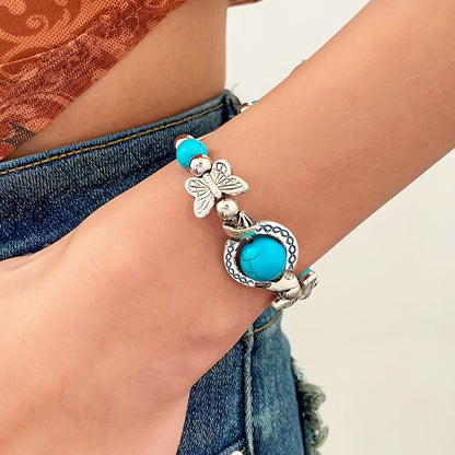 Oasis Butterfly Drift Bracelet | White Gold