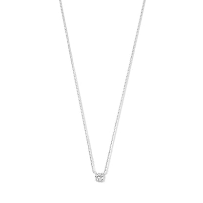 Cléa Moissanite Stone Necklace | Gold