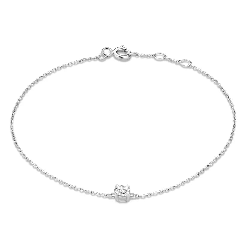 Cléa Stone Bracelet | White Gold